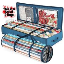 Contenedor para Guardar Papel de Regalo Hearth & Harbor Navidad