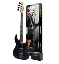 Contra Baixo Rockwave RBK400 BK Kit Amplificador