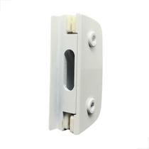 Contra Fechadura P/Porta Abrir C/Aparador Branco 1531 Contra Fechadura P/Porta Abrir C/Aparador Branco 1531