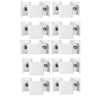 Contra Fecho Concha/Fechadura Lateral Gold Con382 Branco 10 Peças