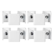 Contra Fecho Concha/Fechadura Lateral Gold Con382 Branco 4 Peças