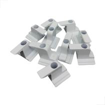 Contra Fecho Fechadura Central Con-410 Zamak C/10 Branco