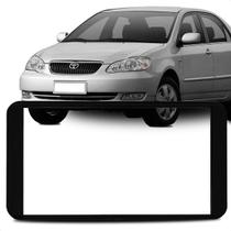 contra frente moldura para multimidia dvd e mp5 pra painel de carro automotivo toyota corolla 2 din 7 polegadas 2003 2004 2005 2006 2007