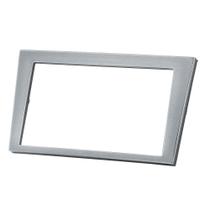 Contra Frente Plastica Permak Compativel Corsa Montana Meriva 2 DIN Prata 89/M2 Contra Frente Plastica Permak Compativel Corsa Montana Meriva 2 DIN Prata 89/M2