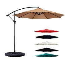 Contra Peso Base De Ombrelone Lateral Guarda Sol 4 Peças 13 Litros Sol Piscina Praia Luxo -Importway