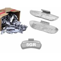 Contra Peso Chumbo 5gr Balanceamento Rodas Ferro 100 Peças - DMarc