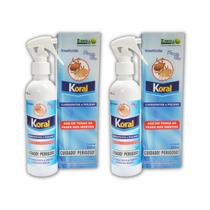 Contra Pulgas Carrapatos Para Casa Canil Kit Koral 240ml 2UN