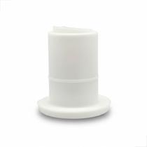 Contra Trinco Capuchinho AL1038 Com Furo 10mm Branco 2Uni Contra Trinco Capuchinho AL1038 Com Furo 10mm Branco 2Uni