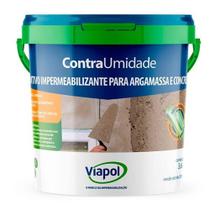 Contra Umidade Aditivo Impermeabilizante 3,6l Viapol Contra Umidade Aditivo Impermeabilizante 3,6l Viapol