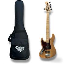 Contrabaixo J.bass Seven Canhoto Sjb-57 LH NT 5c C/Bag