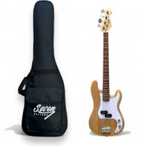 Contrabaixo P/Bass Seven SPB-47 NAT 4c Com Bag - Seven Guitars