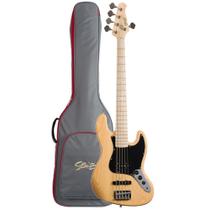 Contrabaixo seizi 5 cordas jazu ash com bag