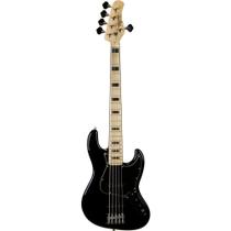 Contrabaixo Tagima TJB 5 BK C/BK 5 Cordas Classic Series Jazz Bass Passivo Preto C/ Escudo Preto e Escala Clara