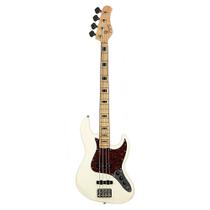 Contrabaixo Tagima TJB4 OWH C/TT Classic Series Jazz Bass Passivo Branco C/ Escala Clara e Escudo Torttoise