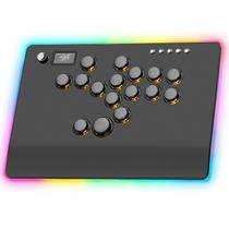 Controlador Arcade Stick GuileKeys Leverless GF-16 para PS4/PS3/PC/Switch
