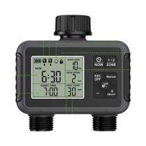 Controlador Automático De Irrigação Para Exterior, Temporizador Programável Com 1 Ou 2 Saídas Para Controlador Automático De Irrigação Para Exterior, Temporizador Programável Com 1 Ou 2 Saídas Para