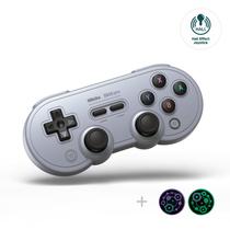 Controlador Bluetooth sem fio 8Bitdo Sn30 Pro Grey Edition