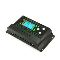 Controlador Carga 30a Paineis Solares Regulador Lcd/usb/luz Controlador Carga 30a Paineis Solares Regulador Lcd/usb/luz