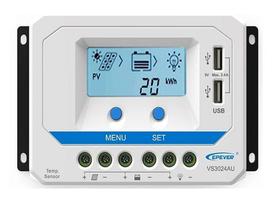 Controlador Carga 30a Regulador Painel Solar Epever Vs3024au Controlador Carga 30a Regulador Painel Solar Epever Vs3024au