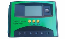 Controlador Carga Solar 12v/24v 60a WT6024 Dual Usb Tela Lcd
