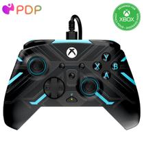 Controlador com fio aprimorado Gamepad PDP Gaming REMATCH GLOW