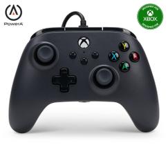 Controlador com fio Gamepad PowerA para Xbox Series XS - preto