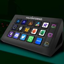 Controlador com Fio HALCONTORNO Stream Dock V293 Slim de 15 Teclas