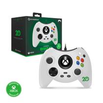 Controlador com fio Hyperkin Duke Xbox 20º aniversário branco