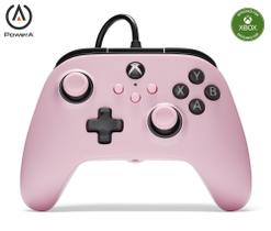 Controlador con Cable PowerA para Xbox Series XS Rosa, Doble Vibración Controlador con Cable PowerA para Xbox Series XS Rosa, Doble Vibración