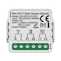 Controlador De Abertura De Porta De Garagem Inteligente WiFi Zigbee 3.0 Tuya DIY Relé Interruptor