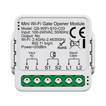 Controlador De Abertura De Porta De Garagem Inteligente WiFi Zigbee Com Controle Remoto Por Voz