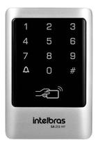 Controlador de Acesso para Ambiente Interno e Externo SA 211MF IP66 com Teclado Touch e Leitor RFID 13,56 MHz - Intelbras