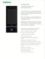 Controlador de acesso reconhec facial ss 5542 mf w