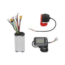 Controlador De Bicicleta Elétrica 24V 250W 36V 350W Com Display LCD Para Acessórios De Scooter