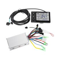 Controlador De Bicicleta Elétrica 24V 36V 48V 250W 350W Kit Sem Escovas Com Display LCD