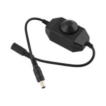 Controlador De Brilho Do Interruptor Dimmer LED De Cor Única Para Luz De Tira LED DC 12V 24V Preto