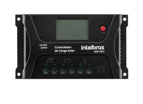 Controlador de Carga 10A PWM Intelbras ECP 1024 P/ Energia Solar Off Grid