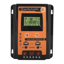 Controlador de carga solar Canyita MPPT 30A 12V/24V com display LCD