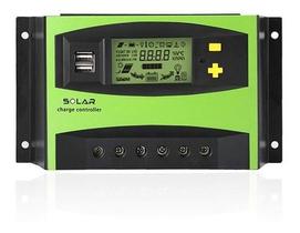 Controlador De Carga Solar Fotovoltaico Pwm 30a Lcd Automático Regulador Controlador De Carga Solar Fotovoltaico Pwm 30a Lcd Automático Regulador