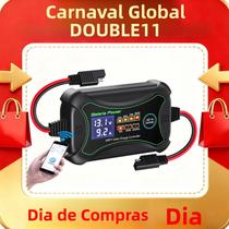 Controlador De Carga Solar MPPT De 12 Volts 10 Ampères Portátil Inteligente Bateria Potência Máxima