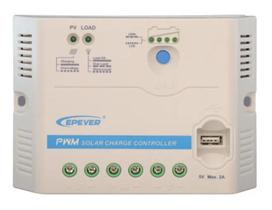 Controlador de Carga Solar PWM 30A Epever LS3024EU 12/24V USB