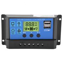 Controlador de carga solar Walfront PWM 12V/24V 10/20/30A Controlador de carga solar Walfront PWM 12V/24V 10/20/30A
