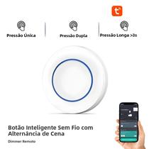 Controlador De Cena Inteligente Sem Fio ZigBee Tuya Com Botão De Pressão Para Automação De