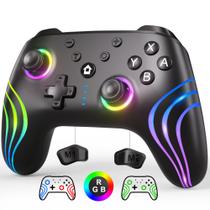 Controlador de comutação SWANPOW Wireless Pro com RGB para switch/Lite/OLED