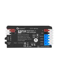 Controlador de faixa de LED Sogledwow ESP32 WLED 4 canais 15A Controlador de faixa de LED Sogledwow ESP32 WLED 4 canais 15A