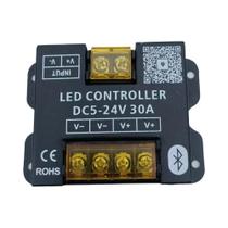 Controlador De Fita LED Bluetooth Dimmer DC12-24V 30A 360W Aplicativo Móvel Controle Remoto RF Para