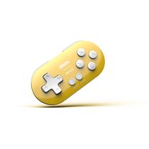 Controlador de gamepad 8Bitdo Zero 2 Bluetooth para Switch Amarelo