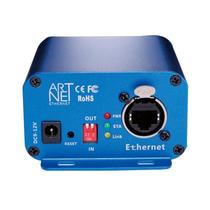 Controlador De Iluminação Ethernet Artnet Para DMX Profissional Com Saída De 3 Pinos E Carcaça De