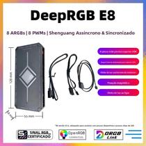 Controlador De Iluminação RGB Para Computador Desktop 5V 3Pin PWM 4Pin 8+8 Canais Sinal DeepRGB ARGB Controlador De Iluminação RGB Para Computador Desktop 5V 3Pin PWM 4Pin 8+8 Canais Sinal DeepRGB ARGB
