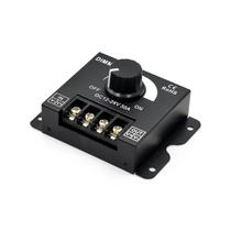 Controlador De Interruptor Dimmer 30A Com Ajuste De Brilho Para Fita LED SMD COB 3528 5050 DC12-24V